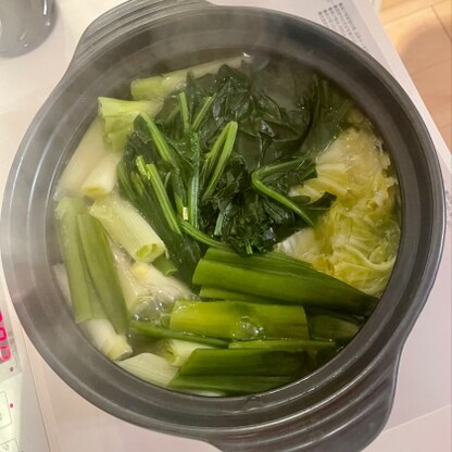レシピを参考にしてお鍋を作りました！
あっさりしていて、いくらでも食べれて風邪知らずですね＾＾ありがとうございました。